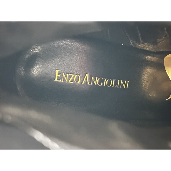 Enzo Angiolini EN-MABBIN BLACK LEATHER BOOTIES SZ10 - Picture 6 of 6